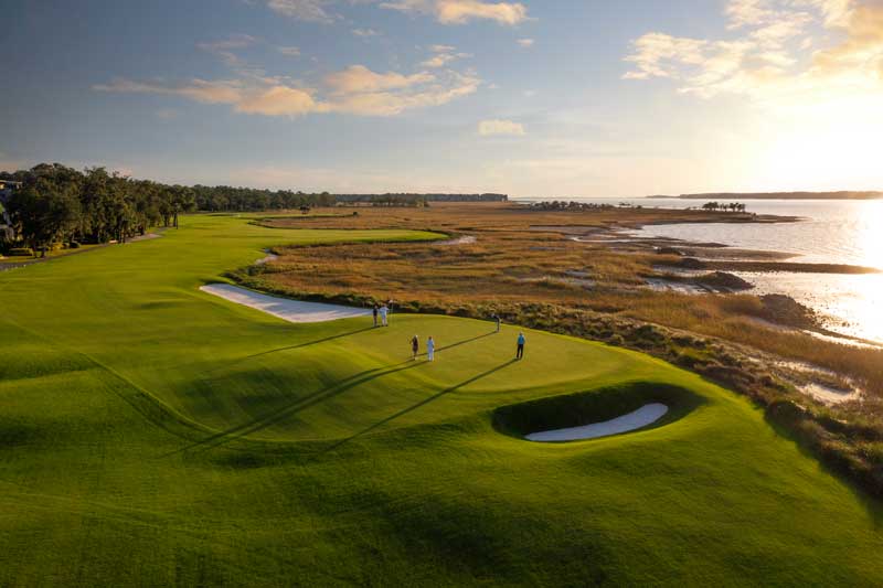 18th hole at Harbour Town Golf Links